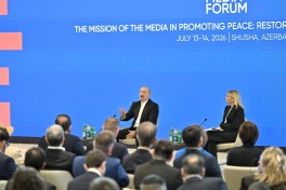 Президент Ильхам Алиев принял участие в церемонии открытия IV Шушинского Глобального медиафорума - ВИДЕО  - ФОТО 