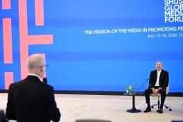 Президент Ильхам Алиев принял участие в церемонии открытия IV Шушинского Глобального медиафорума - ВИДЕО  - ФОТО 