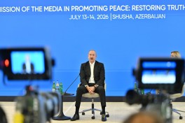 Президент Ильхам Алиев принял участие в церемонии открытия IV Шушинского Глобального медиафорума - ВИДЕО  - ФОТО 