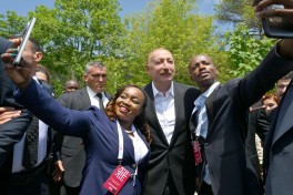 Президент Ильхам Алиев принял участие в церемонии открытия IV Шушинского Глобального медиафорума - ВИДЕО  - ФОТО 