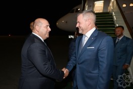 Президент Словакии Петер Пеллегрини прибыл с официальным визитом в Азербайджан