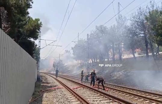 Пожар на открытой территории на проспекте Бабека в Баку потушен-ФОТО -ОБНОВЛЕНО 