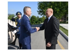 Состоялась церемония официальной встречи Президента Словакии Петера Пеллегрини