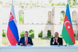 Президенты Азербайджана и Словакии выступили с заявлениями для прессы в Шуше-ВИДЕО -ФОТО -ОБНОВЛЕНО 