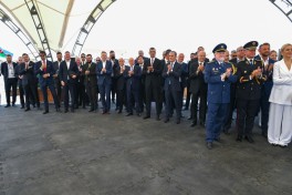 Президенты Азербайджана и Словакии ознакомились с работами, проводимыми в селе Баш Гервенд Агдамского района, был заложен фундамент здания школы-ФОТО 