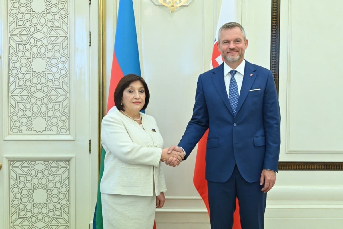 Председатель Милли Меджлиса встретилась с Президентом Словакии