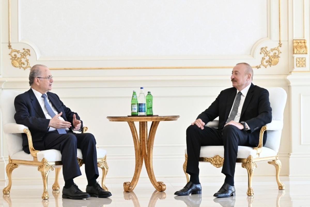 Президент Ильхам Алиев принял премьер-министра Палестины
