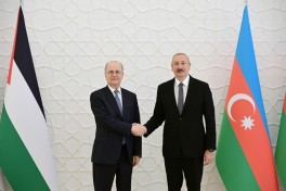 Президент Ильхам Алиев принял премьер-министра Палестины