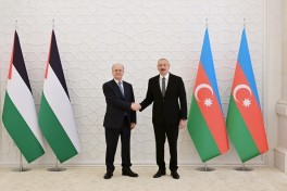 Президент Ильхам Алиев принял премьер-министра Палестины