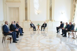 Президент Ильхам Алиев принял премьер-министра Палестины