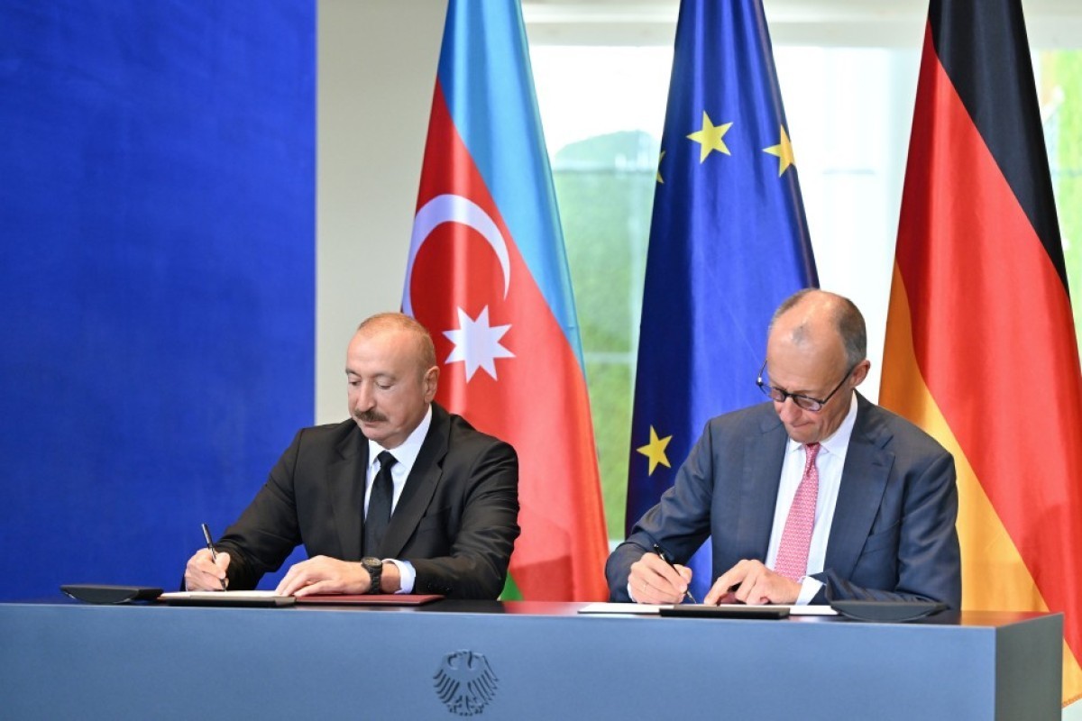 Между Азербайджаном и Германией подписана Совместная декларация-<span class="red_color">ОБНОВЛЕНО