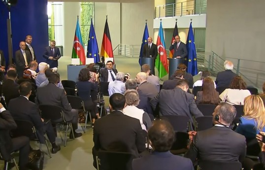 Президент: Азербайджано-германское сотрудничество по связности и транзитным возможностям также имеет очень большое значение