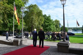Состоялась встреча один на один президентов Азербайджана и Германии -ОБНОВЛЕНО 