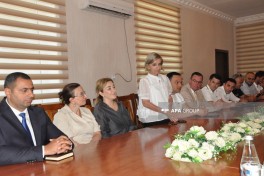 В Шабране отметили День национальной печати, были награждены журналисты
