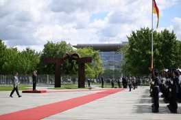 В Берлине состоялась церемония официальной встречи Президента Азербайджана