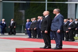 В Берлине состоялась церемония официальной встречи Президента Азербайджана