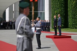 В Берлине состоялась церемония официальной встречи Президента Азербайджана
