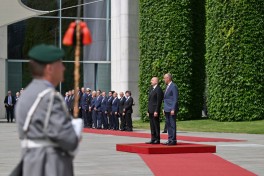 В Берлине состоялась церемония официальной встречи Президента Азербайджана