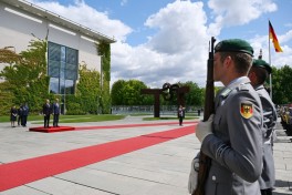 В Берлине состоялась церемония официальной встречи Президента Азербайджана