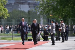 В Берлине состоялась церемония официальной встречи Президента Азербайджана