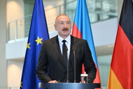 Президент Ильхам Алиев и Федеральный канцлер Фридрих Мерц провели пресс-конференцию-ОБНОВЛЕНО-1 