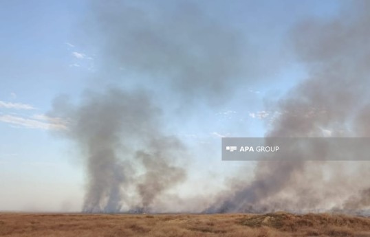 Пожар на открытой местности в Агдаме потушен-ОБНОВЛЕНО 