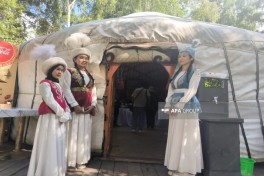 Азербайджанские журналисты в Кыргызстане ознакомились с кочевой культурой и подготовкой к Всемирным играм кочевников-ФОТО 