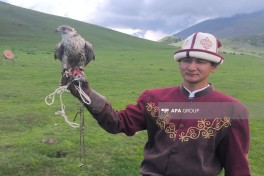 Азербайджанские журналисты в Кыргызстане ознакомились с кочевой культурой и подготовкой к Всемирным играм кочевников-ФОТО 