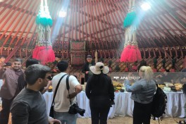Азербайджанские журналисты в Кыргызстане ознакомились с кочевой культурой и подготовкой к Всемирным играм кочевников-ФОТО 