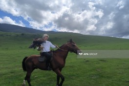 Азербайджанские журналисты в Кыргызстане ознакомились с кочевой культурой и подготовкой к Всемирным играм кочевников-ФОТО 
