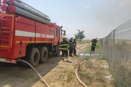В Агдаме на бывшей линии соприкосновения продолжается пожар-ФОТО-ОБНОВЛЕНО-1 