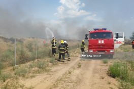В Агдаме на бывшей линии соприкосновения продолжается пожар-ФОТО-ОБНОВЛЕНО-1 