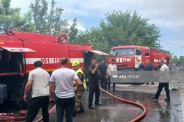 В Шамкирском районе произошёл пожар в жилом доме — ФОТО — ВИДЕО 