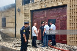 В Шамкирском районе произошёл пожар в жилом доме — ФОТО — ВИДЕО 