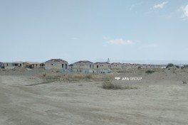 Строительные работы в селе Солтанлы Джабраильского района завершаются, переселение жителей планируется до конца года