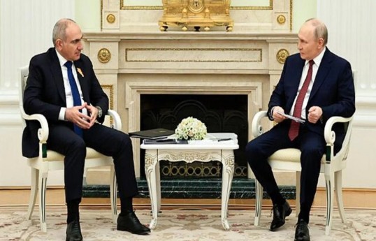 Премьер-министр Армении Никол Пашинян, Президент России Владимир Путин