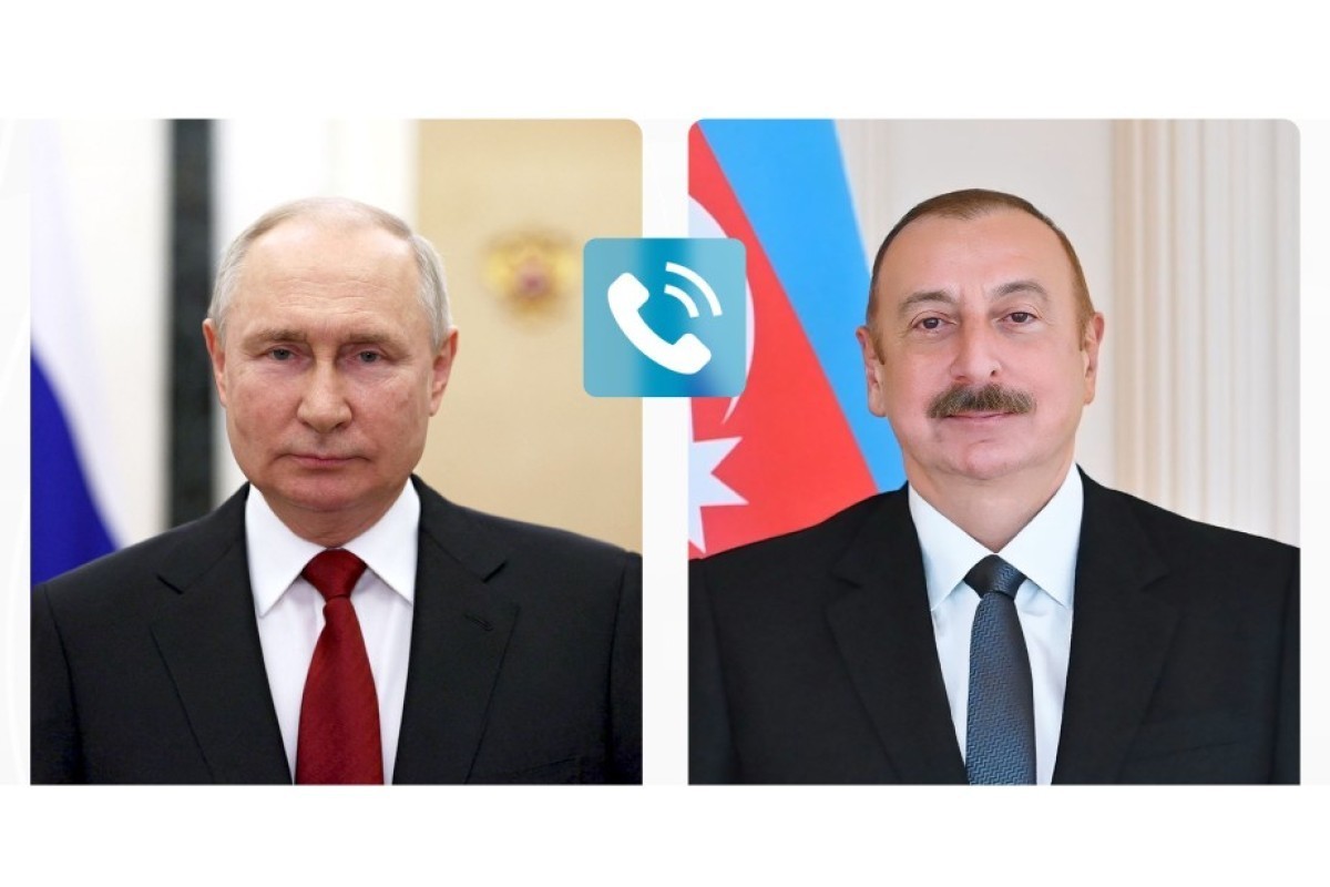 Президент Российской Федерации Владимир Путин, Президент Азербайджанской Республики Ильхам Алиев