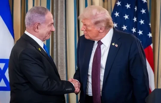 президент США Дональд Трамп, премьер-министр Израиля Биньямин Нетаньяху