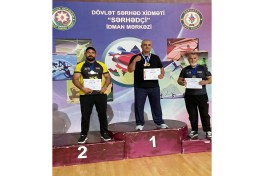 Сотрудники МЧС Азербайджана успешно выступили на соревнованиях по армрестлингу и стрельбе