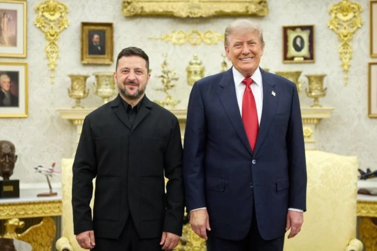Президент Украины Владимир Зеленский, Президент США Дональд Трамп