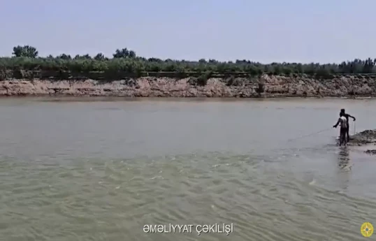 В реке Араз спасён 23-летний парень-ВИДЕО 