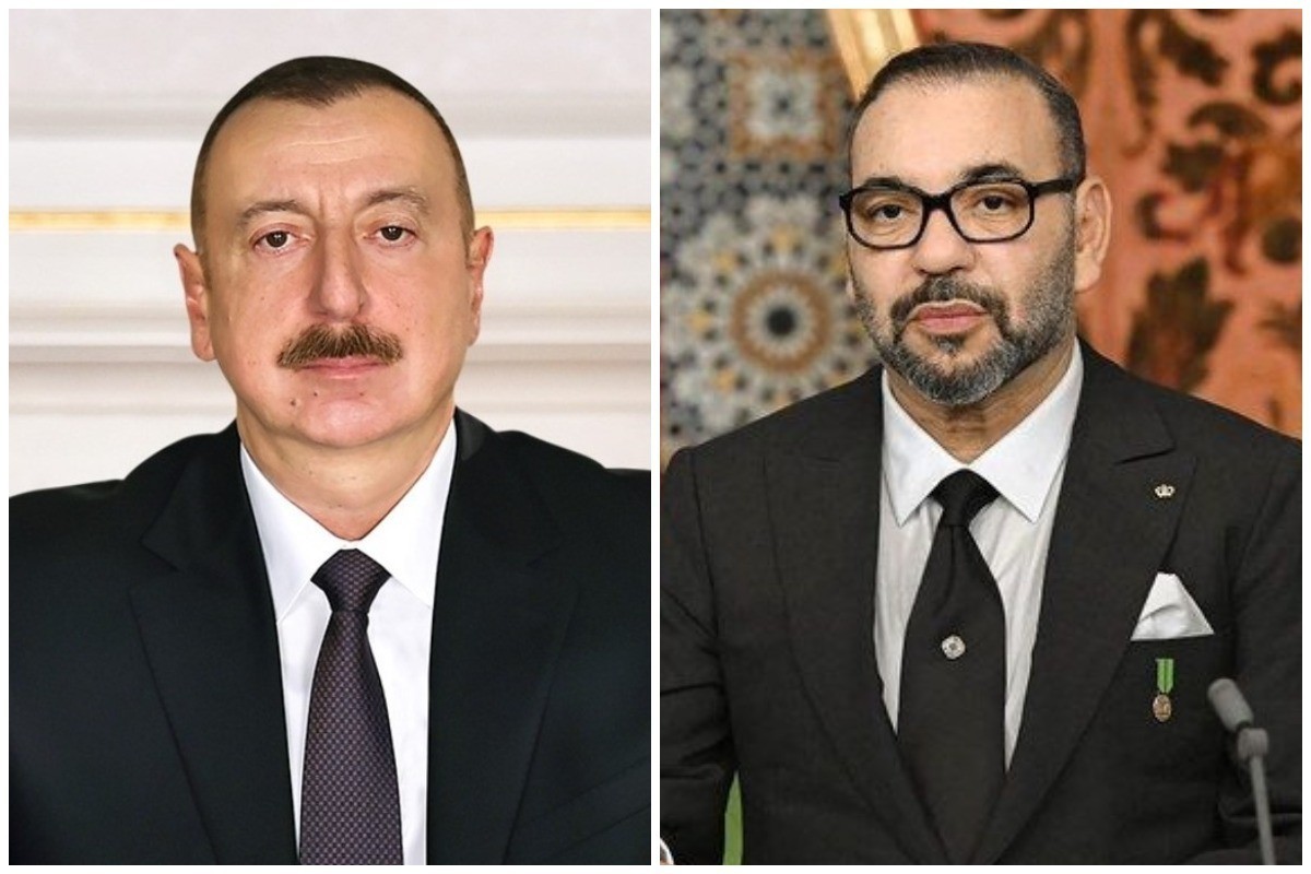 Президент Ильхам Алиев поздравил короля Марокко