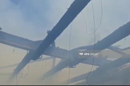 В Лянкяранском районе произошёл пожар в 11-комнатном жилом доме