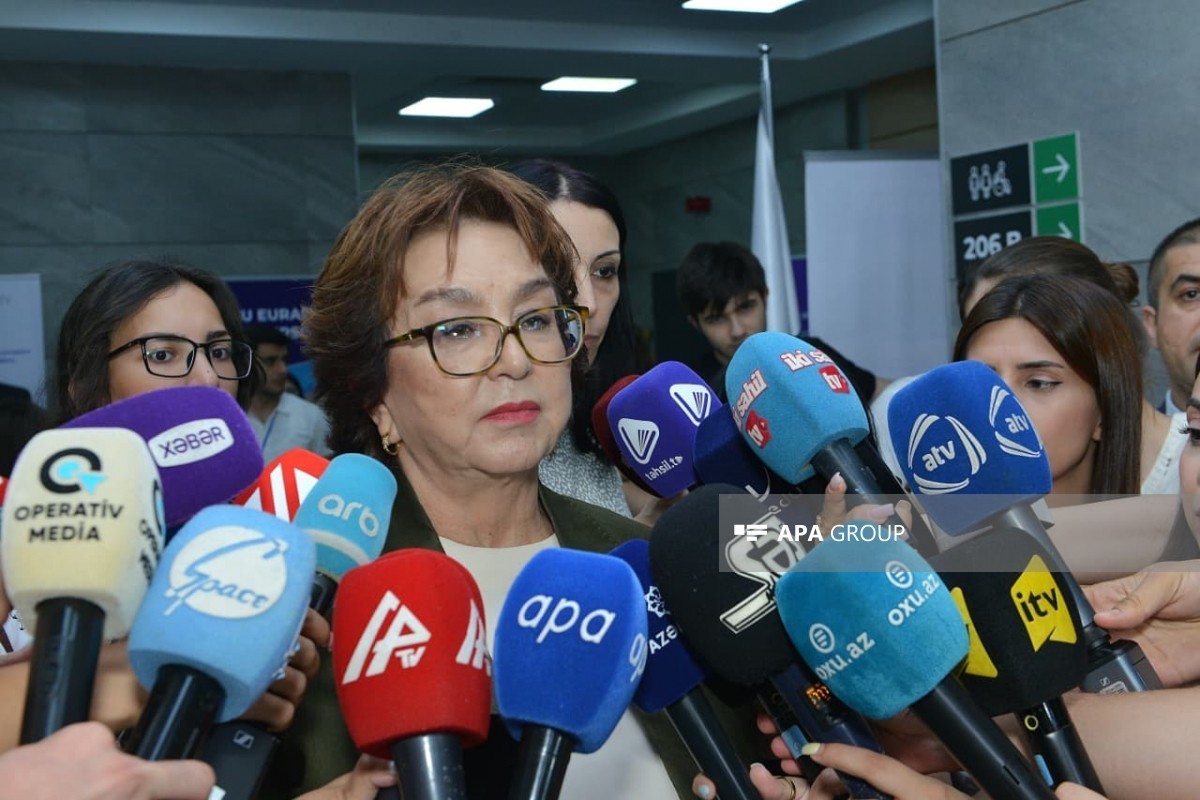 председатель Государственного экзаменационного центра Малейка Аббасзаде