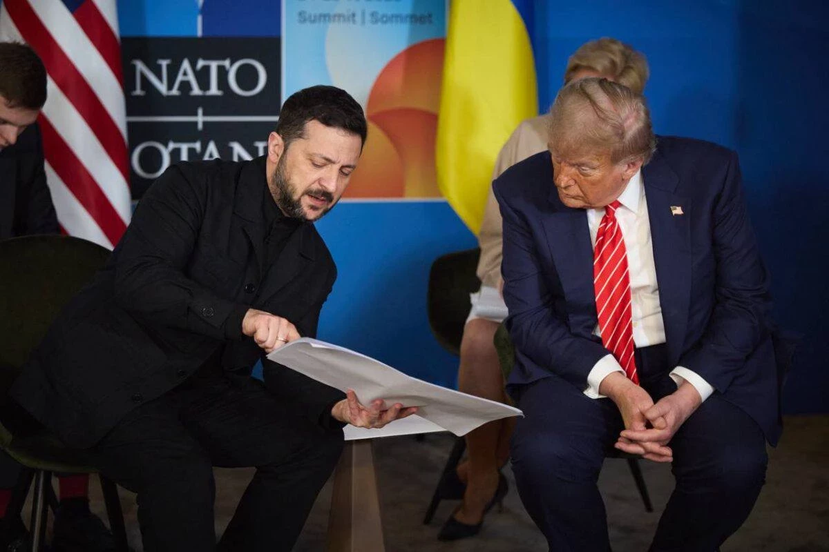 Президент Украины Владимир Зеленский, Президент США Дональд Трамп