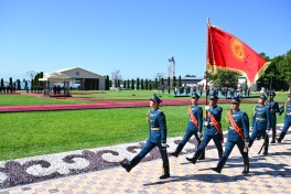 Состоялась церемония официальной встречи Президента Ильхама Алиева в городе Чолпон-Ата