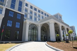 На берегу озера Иссык-Куль состоялось открытие отеля Baku Resort & Spa-ФОТО 