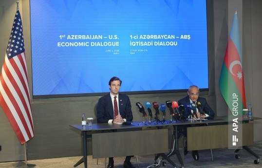 В Баку состоялся первый Азербайджано-американский экономический диалог, подписан протокол - ОБНОВЛЕНО-ФОТО 