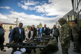 Закир Гасанов посетил ряд военных объектов в Грузии