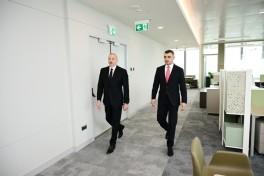Президент Ильхам Алиев принял участие в открытии нового здания Центрального банка - ФОТО 
